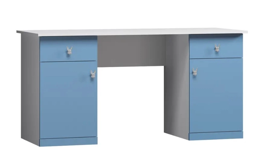 Письменный стол Банни-6 МДФ Пастельно-Синий (85мл3) - фото 1