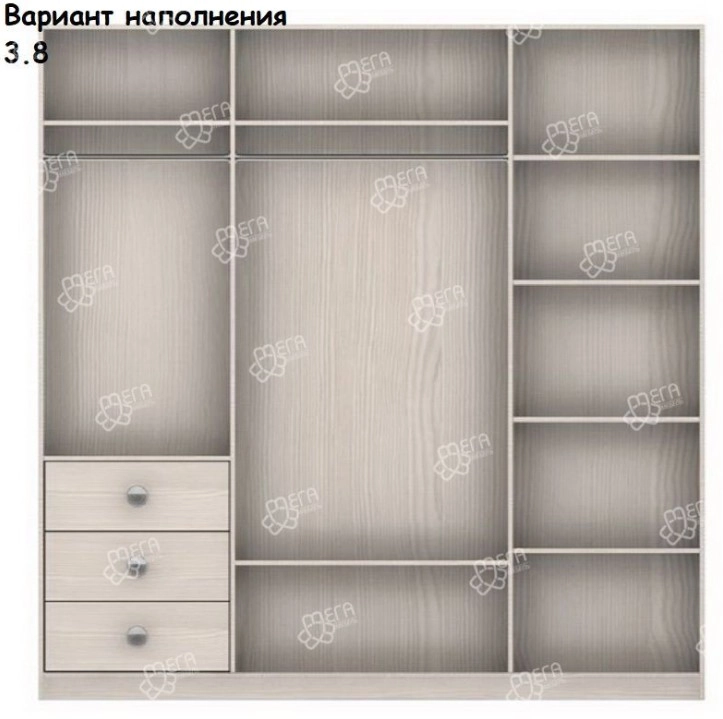 Шкаф-купе Амадеус-14 (мега 963/9372) - фото 2