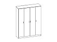 Шкаф распашной Рио-4.1
