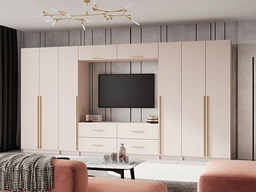 Стенка Лорена Пакс ТВ-стенка 4 Кашемир - фото 1