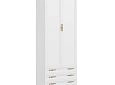 Шкаф распашной Карлос-028 Белый