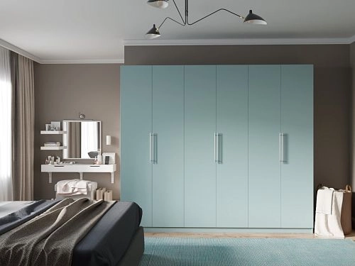 Шкаф распашной Калифорния-6 Сумеречный Голубой - фото 1