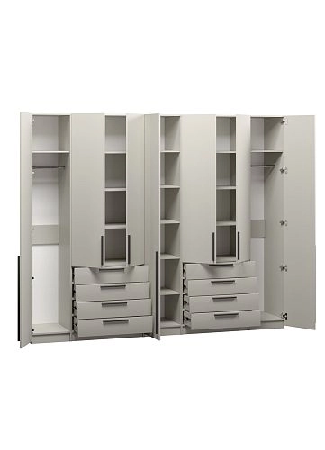 Шкаф распашной Хейсон-2 Кашемир Черный - фото 4