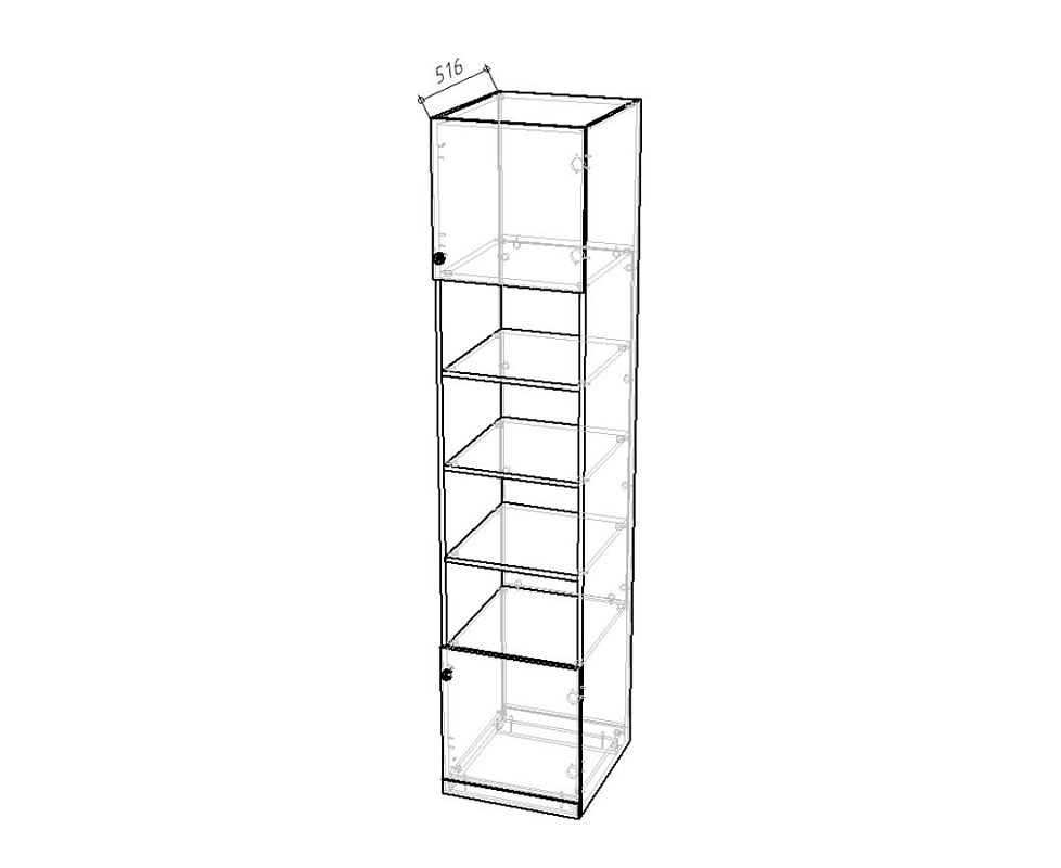 Пенал Стрекоза Mini-2 Белый - фото 2