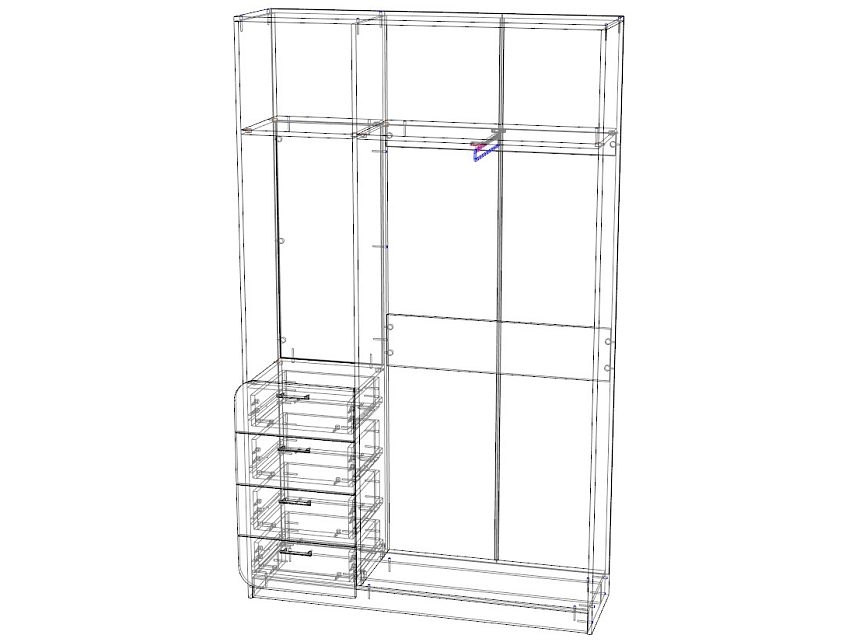 Прихожая Модерн-7 МДФ