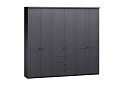 Шкаф распашной София РАХ-12 МДФ Графит