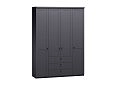 Шкаф распашной София РАХ-16 МДФ Графит