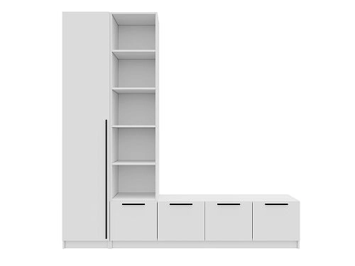 Стенка Лорена Пакс ТВ-стенка 11 Белый - фото 3