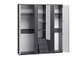 Шкаф распашной София РАХ-13 МДФ Графит