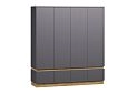 Шкаф распашной Exeed-4 Графит