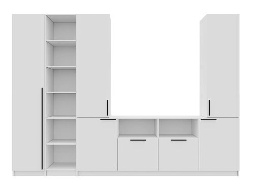 Стенка Лорена Пакс ТВ-стенка 13 Белый - фото 3