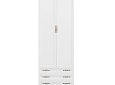 Шкаф распашной Карлос-028 Белый