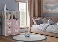 Стеллаж KIDS 10 Розовый Лайт