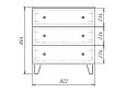 Комод Колорадо-3 МДФ