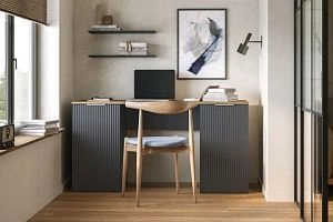 письменный Салерно 3 Графит