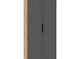 Шкаф распашной Астрис-2 Графит