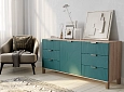 Комод Марвин Йорк 33 фрезеровка 11 Аквамарин