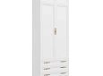 Шкаф распашной Карлос-030 Белый