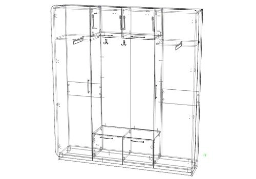 Прихожая Модерн-10 МДФ - фото 3