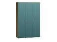Шкаф распашной Салерно 3 Аквамарин