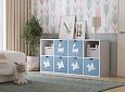 Стеллаж KIDS 4 Пастельно-Синий