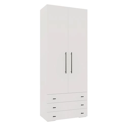 Шкаф распашной Калифорния-Стиль-4 Белый - фото 2