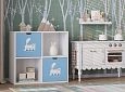 Стеллаж KIDS 6 Пастельно-Синий