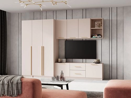 Стенка Лорена Пакс ТВ-стенка 21 Кашемир - фото 1