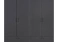 Шкаф распашной Бари-3 Черный