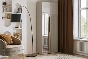 Брей-2 Хит с антресолью с зеркалом Кашемир