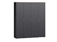 Шкаф распашной Салерно 4 Графит