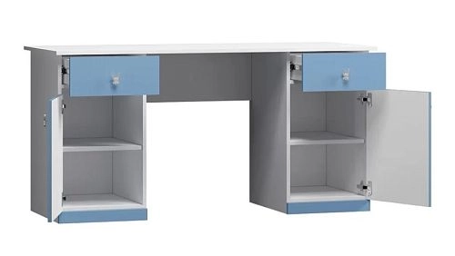 Письменный стол Банни-6 МДФ Пастельно-Синий (85мл3) - фото 2