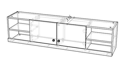 Антресоль Стрекоза Mini-5 Белый - фото 2