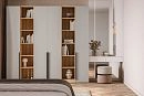 Шкаф распашной Хейсон-13 Кашемир Блэквуд Ячменный