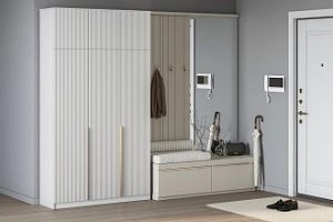 Монро-3 Белый с антресолью