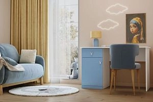 Банни-5 Пастельно-Синий