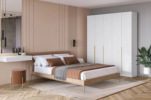 Шкаф распашной Монро-5 Белый - фото 1