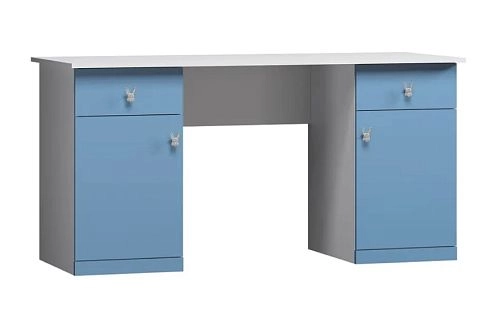 Письменный стол Банни-6 МДФ Пастельно-Синий (85мл3) - фото 1