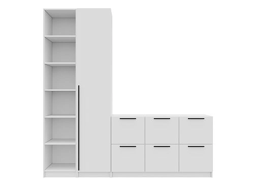 Стенка Лорена Пакс ТВ-стенка 12 Белый - фото 3