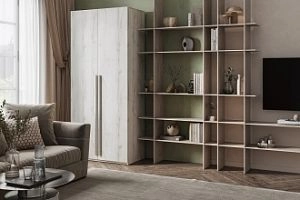 Лорена Бест-2 Дуб Крафт Белый