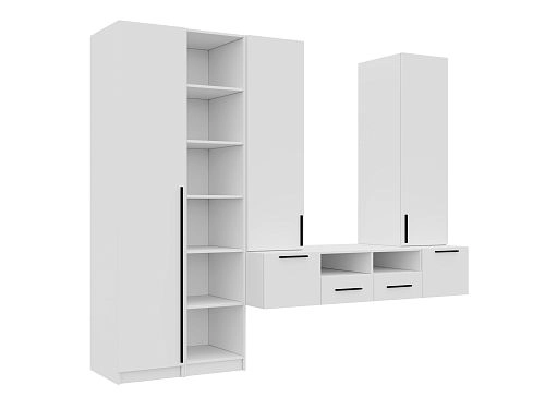 Стенка Лорена Пакс ТВ-стенка 24 Белый - фото 4