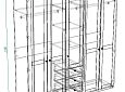 Шкаф распашной София РАХ-17 МДФ Кашемир