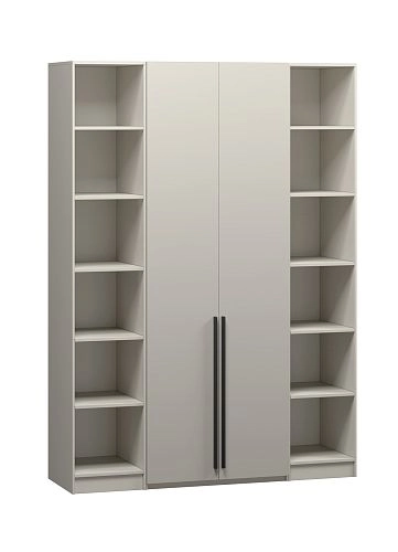 Шкаф распашной Хейсон-24 Кашемир Черный - фото 3