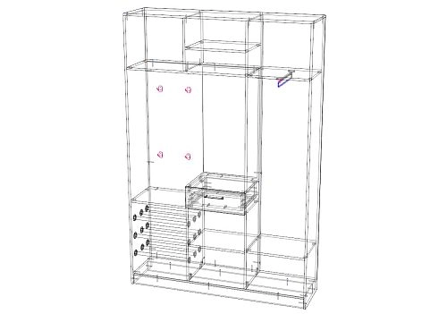 Прихожая Модерн-6 МДФ - фото 2