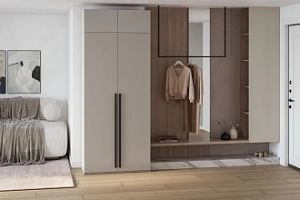 с антресолью Микос МДФ-2 Кашемир