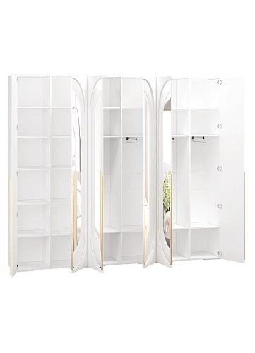 Шкаф распашной Брей-3.2 Белый - фото 3