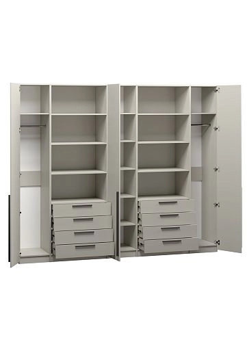 Шкаф распашной Хейсон-1 Кашемир Черный - фото 4