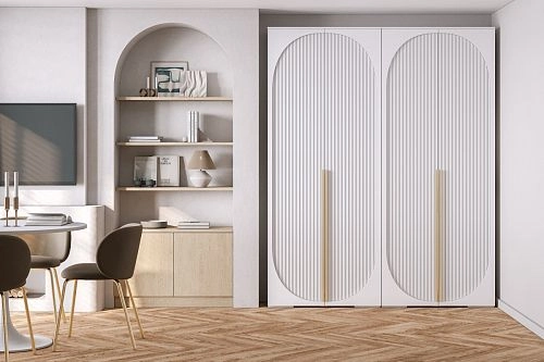 Шкаф распашной Брей-2 Белый - фото 1