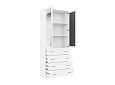 Шкаф распашной Стелла-9 Белый