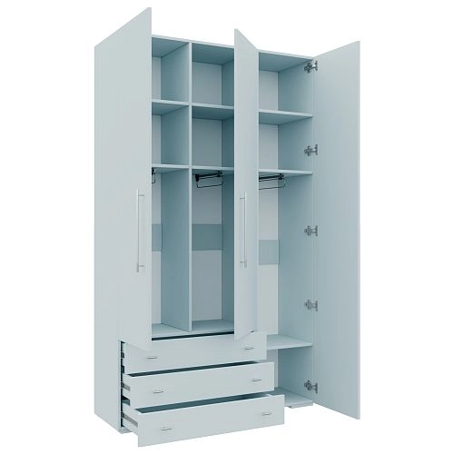 Шкаф распашной Калифорния-Стиль-6 Сумеречный Голубой - фото 2
